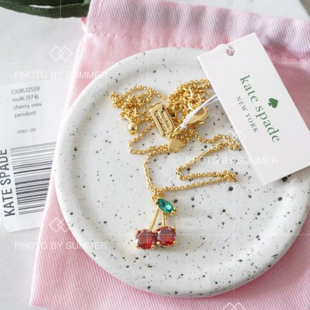Kate Spade Ma Cherie Cherry Mini Pendant Necklace
